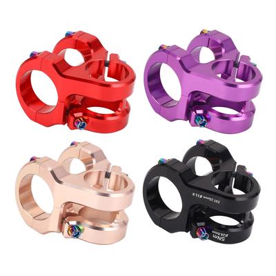 31.8x35mm Cycle Stem Aluminum Alloy CNC Lightweight Short Handlebar Stem for DIY Mountain Cycling