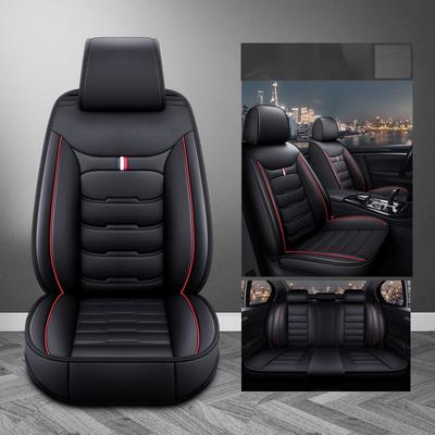 5-Seat Full Coverage Car Seat Covers Set, SUV Seat Cushion Fixers, High-Appearance Protective Covers for Young People, Fit for Original Car