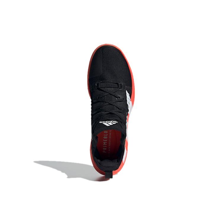 Nye Adidas Stabil Next Gen Primeblue Håndballsko 'Svart Solrød' H00146
