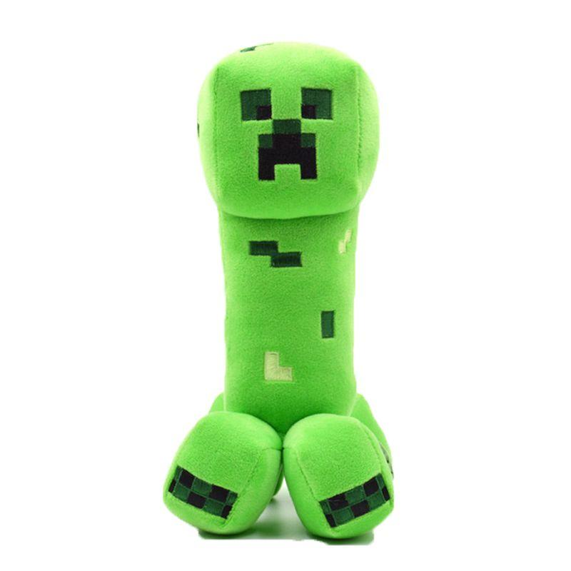 Adorable Minecraft Plush Toys Featuring Soft Creeper Enderman And Wolf Characters
