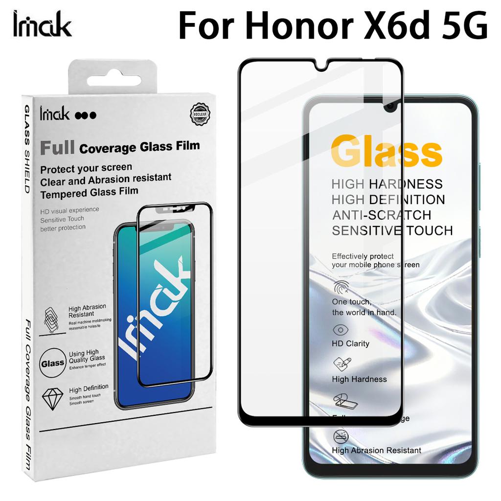 For Honor X6d 5G Glass IMAK Full Coverage Tempered Glass Film Pro+ Series