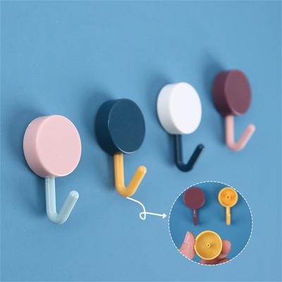 Storage Rack Without Trace Nail Clothes Hanger Self-adhesive Clothes Wall Hook Clasps Hooks