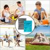 Sommer Sandentferner für Strand Strand Sandbeutel Puderbeutel Sandentfernbürste Sandentfernerbürste Strandurlaub Camping Zubehör