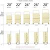 Wide Handle Front Opening Luggage 20" Suitcase Laptop Bag Multifunction Password Trolley Case Carrier 28-Inch Large Capacity
