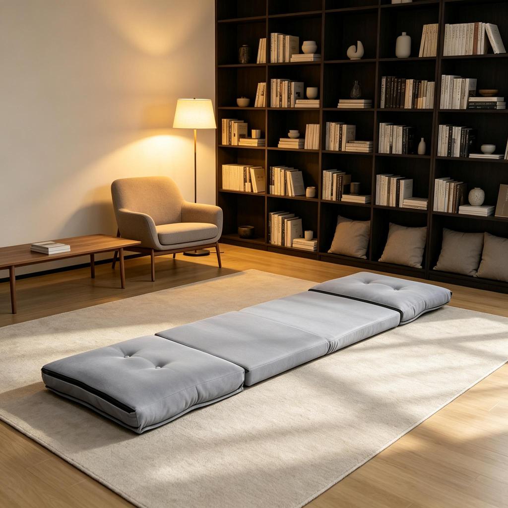 Multifunctional Floor Chair As Seating and Lying Surface, Foldable Relaxation Chair, Flexible Single Chair (only with 1pc Lounge Chair)
