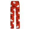 Women's Christmas Print Loose Fit Pajama Pants for Sleep and Home Relaxation