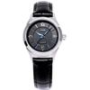 JIOS AWAZU Automatic No Battery Replacement Sapphire Genuine Leather Crocodile Silver X Black X Blue Hands [JIOS] Women's Watch, Japanese-made,