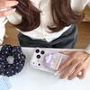 Korean Taro Paste Dessert Magnetic Stand iPhone Case for 17/16 Pro Max/15/14 - Girly Design