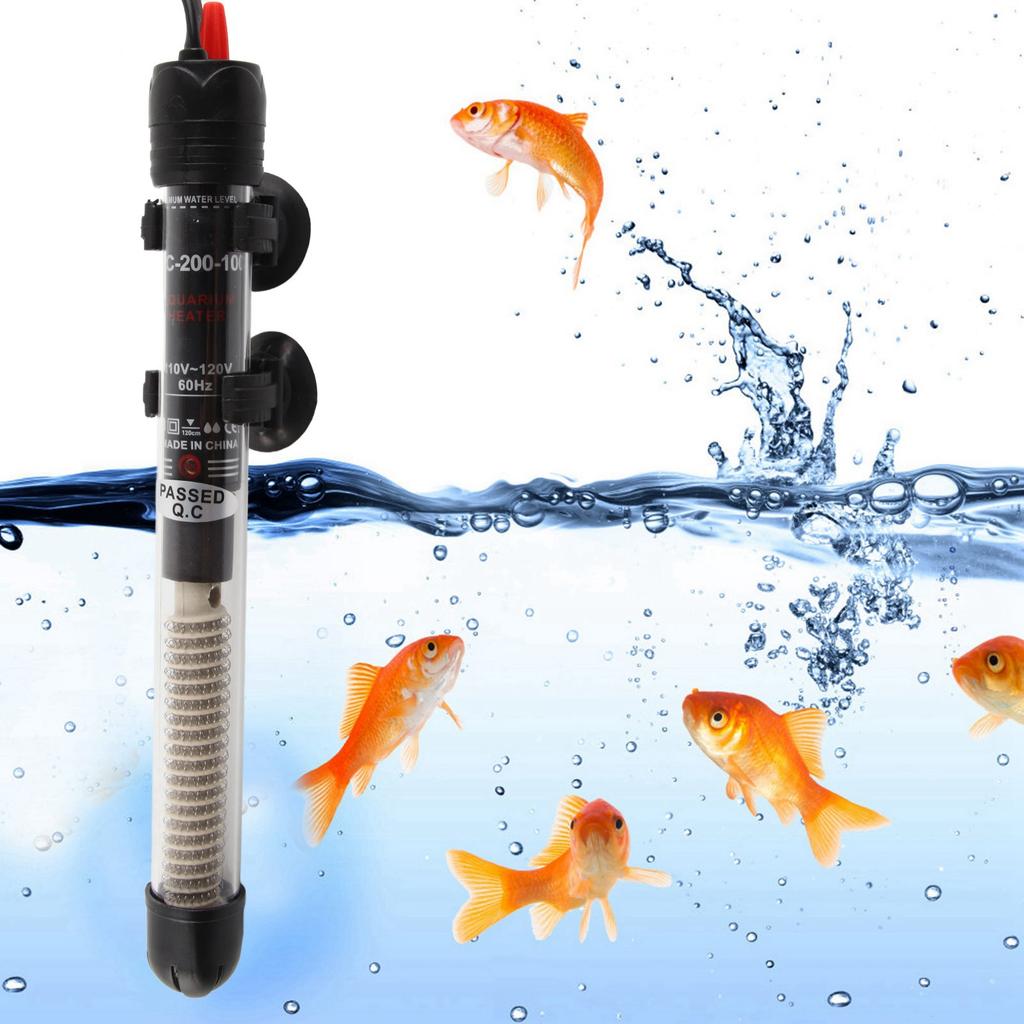 100W Glass Fish   Submersible Automatic Constant Temperature Water Heater Heating Rod Aquarium Accessory