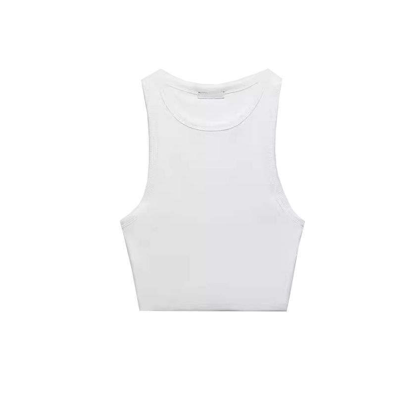 Spring New Arrival Basic All-Matching Sexy Wind Silm Short Inner Wear Rib T-shirt Vest 3253329