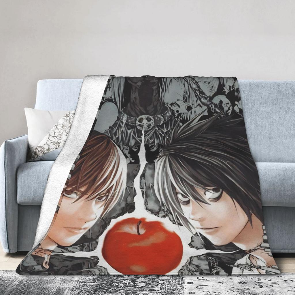 Death notes  Blanket Quality Super Soft  Bedding Throws Winter Students Couch Chair Comfortable Bedspread