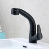Bathroom Pull Out Faucet Lift Up And Down Basin Faucet Rotatable Mixer Tap Stretchable Lavatory Sink Mixer Faucet