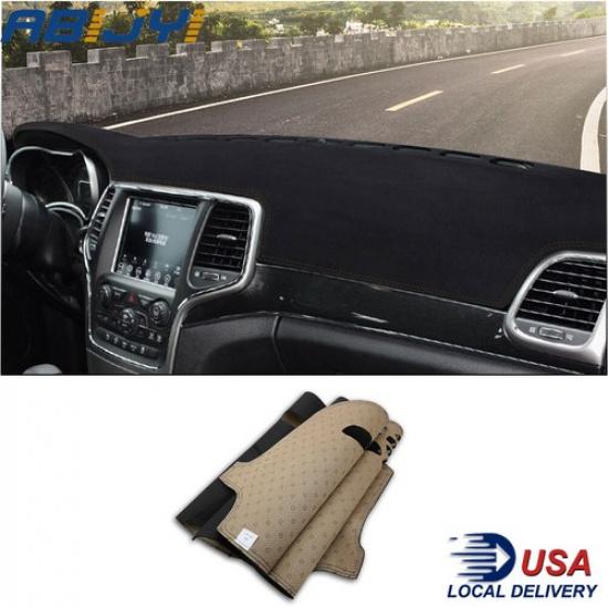 Brown Leather Car Dashmat Dash Mat For Jeep Grand Cherokee Dashboard Cover