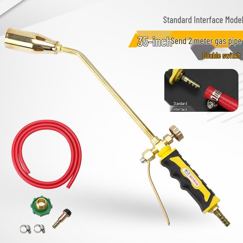 Portable Gas Blowtorch for Welding and Singeing Pig Hair