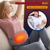 Electric Heated Lumbar & Uterine Warmer Belt - Plush Waistband for Warmth & Cold Protection