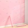 1 PCS Pink Girl's Room Self-adhesive Wallpaper Princess Room Bedroom Star Pattern Background Wall PVC Sticker Wallpaper