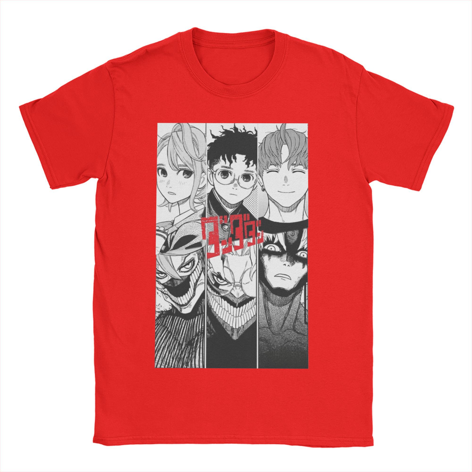 Humor Aira Okarun Jiji Dandadan Manga TShirt Men Womens Round Neck 100 Cotton T Shirt Short Sleeve Tees 4XL 5XL Clothes S
