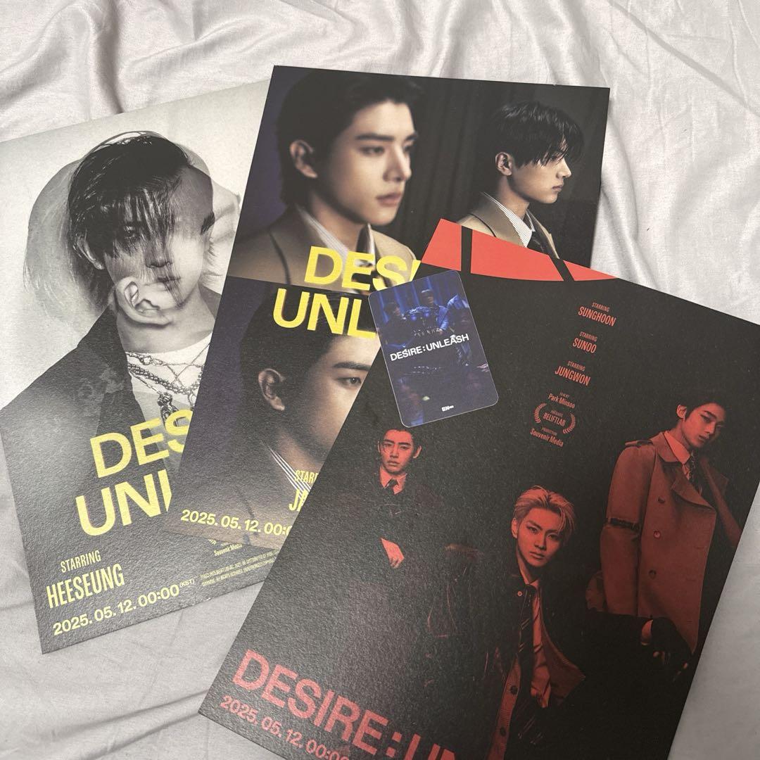 

[USED] ENHYPEN DESIRE:UNLEASH Concept Cinema Movie Limited Edition