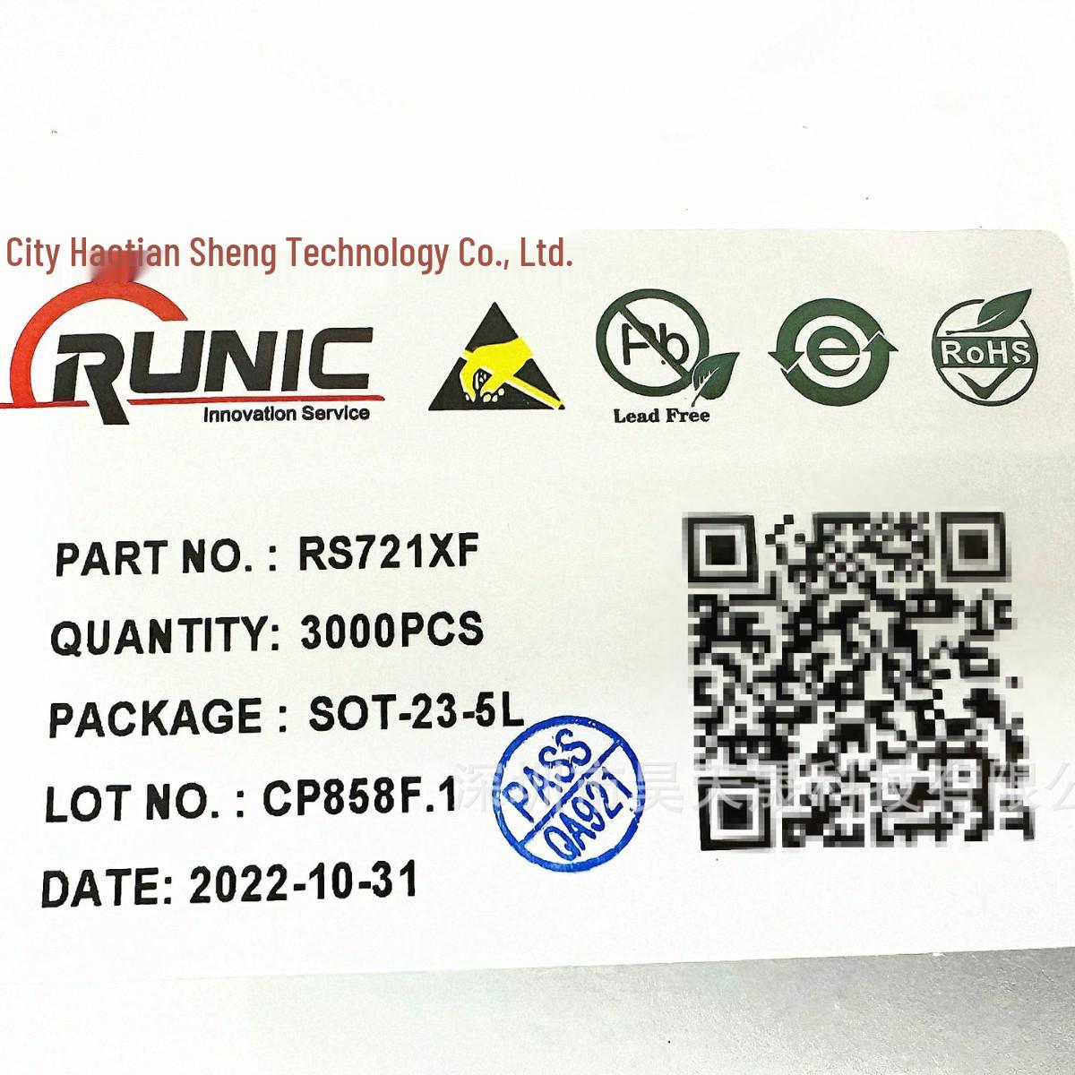 

RS524XQ RS824XQ SOP14 3.6kHz Input Operational Amplifier by RUNIC