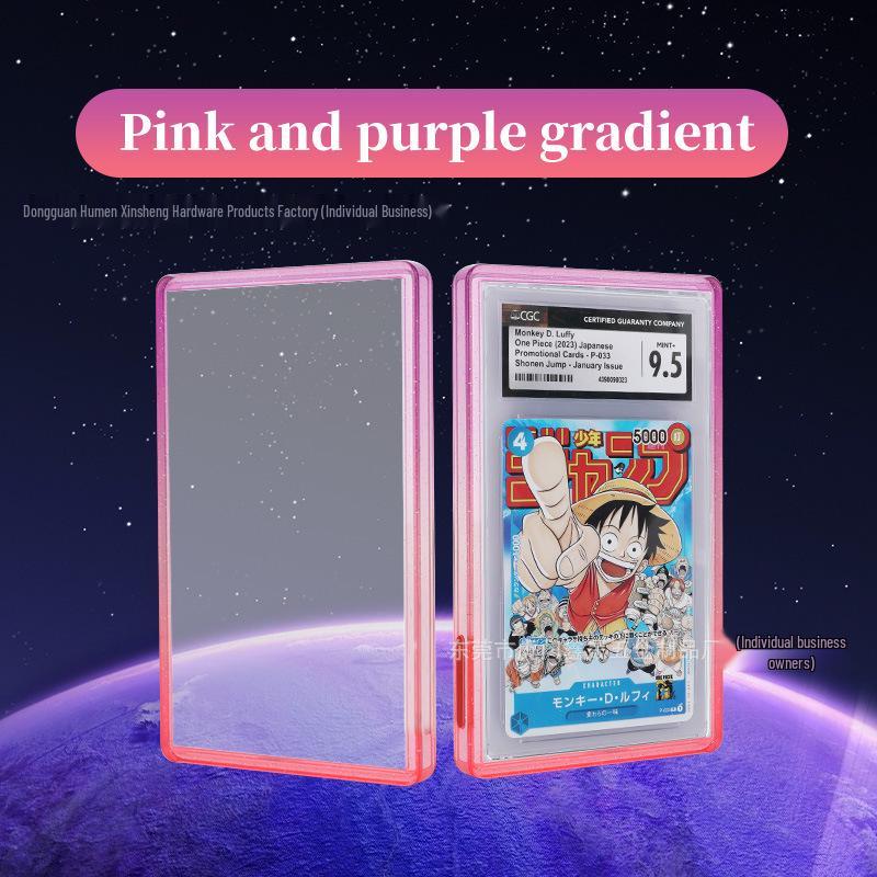 Gradient Glitter TPU Protective Sleeve for PSA/BGS Graded Game Star Cards