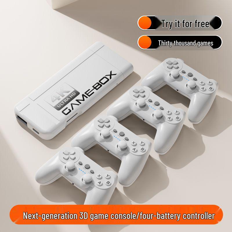 Retro HD TV Game Console: Classic Arcade Racing & Puzzle, Two-Player Sega Edition