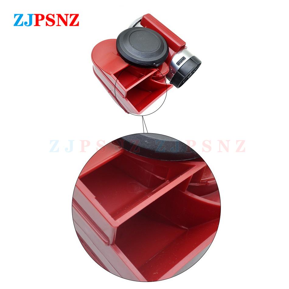 12V 24V Dual Tone Horn Kits Snail Air Horn Waterproof Auto Twin Dual Tone Compact Horn For Car Auto Motorcycle 132db Super Loud