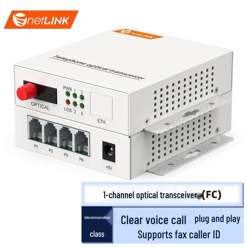 netLINK PCM Voice/Network Fiber Optic Transceivers