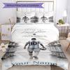 Football Messi Customizable Name Custom Bedding Perfect for Living Rooms Soft Bedding Custom Room Decor Best for Christmas