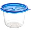 Xihe Disposable Round Plastic Lunch Box Set