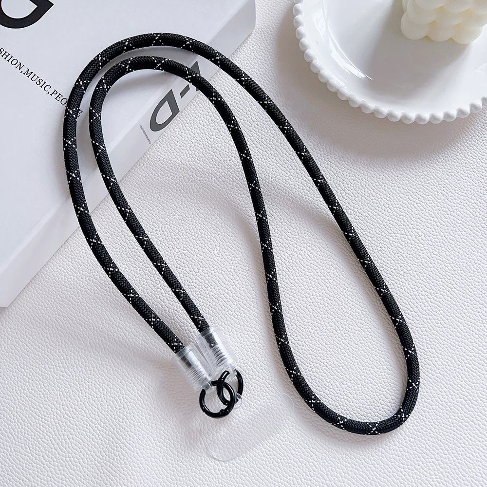 High-end Diagonal Carrying Mobile Phone Lanyard with Universal Case, Durable and Strong Back Clip Rope.