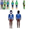 Unisex Halloween Brawl Stars Cosplay Costume Jumpsuit With Vibrant Colors And Comfortable Fit