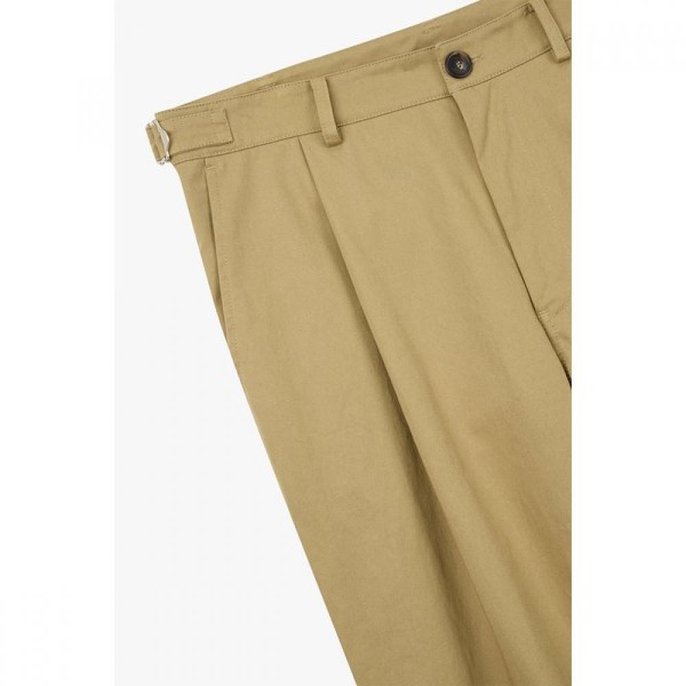 [men] Side Waist Buckle Cotton Chino Pants  91m6231242ar 