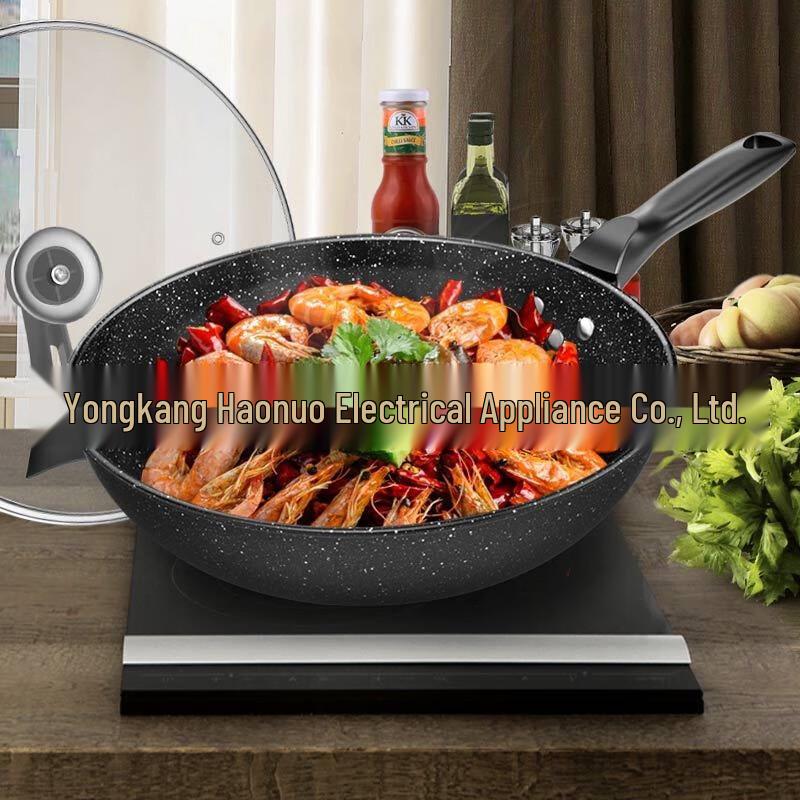 Wu Tuo Maifan Stone Non-stick Frying Pan, 32cm with Lid