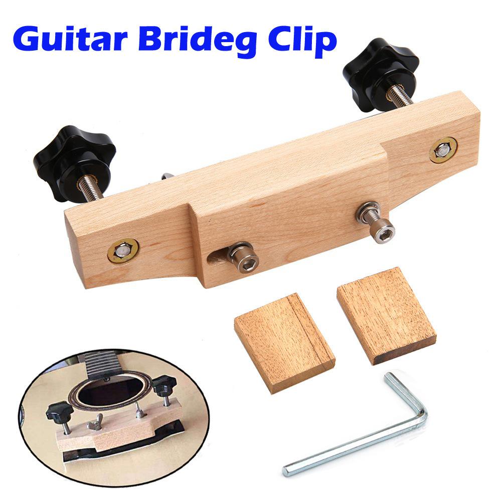 Strumenti per la Riparazione del Ponte della Chitarra Morsetti per Riparare Adesivo Delaminato o Allentato Morsetti per Ponte di Chitarra Acustica Adesivo per Ponte