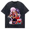 T-shirt Lavé Révolutionnaire Girl Utena 2026 Nouveau Modèle personnalité Vêtements t-shirt Vintage Ample Vêtement toute l'année Rétro Classique