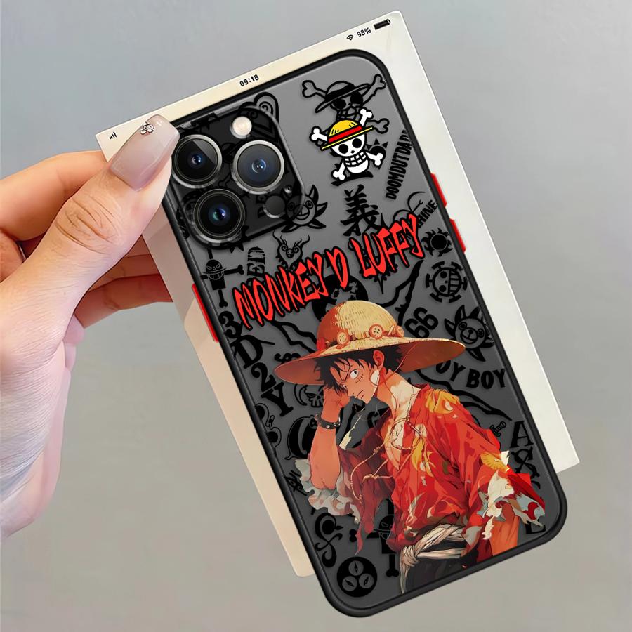 

Чехол для iPhone 17 Pro Max 11 13 Mini 16 Plus 7 8 SE Air XS XR 15 12 14 с принтом Аниме One Piece Задняя крышка телефона Funda iPhone 14 Plus