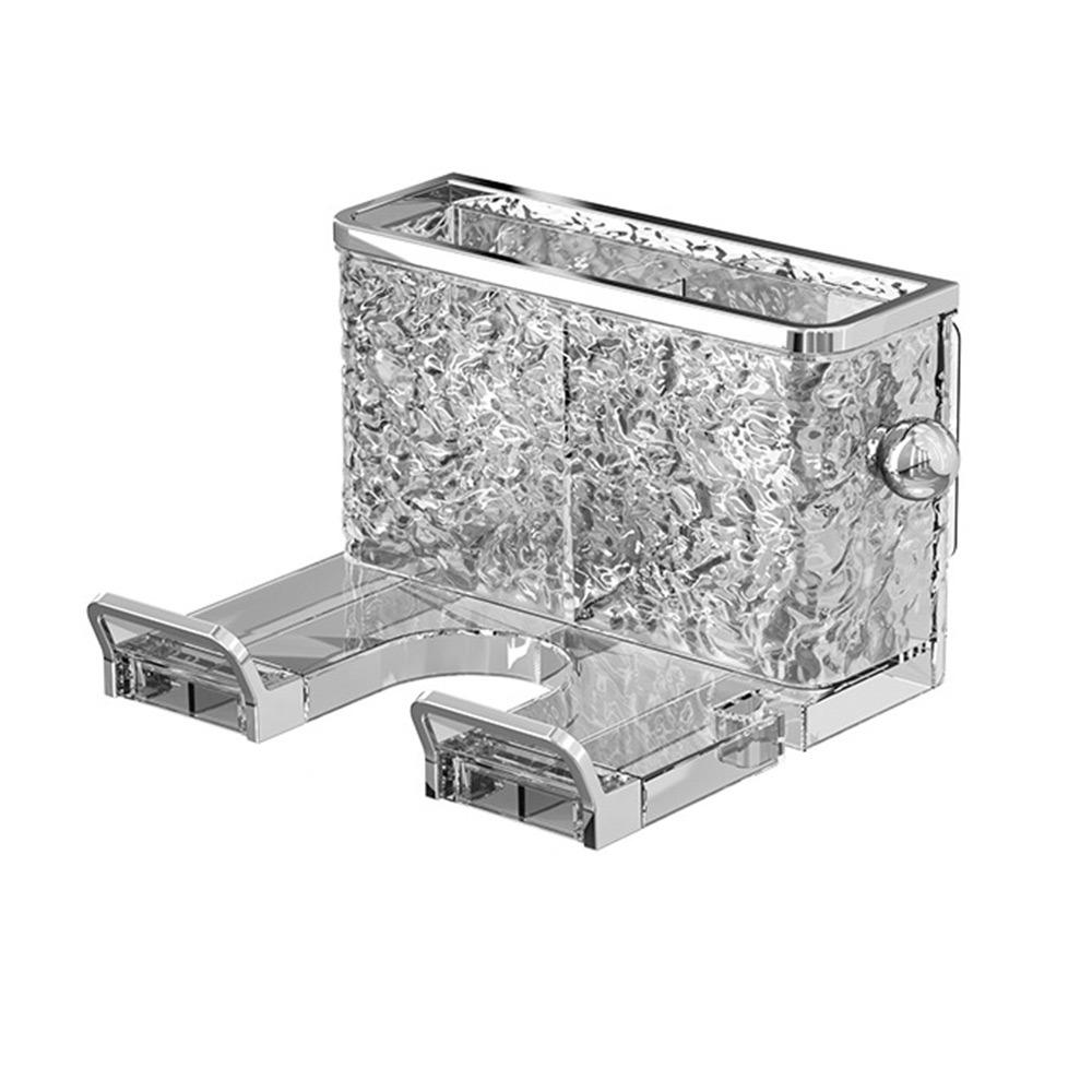 Punch Free Hair Dryer Rack Wall-mounted Hair Tool Storage Rack Portable Bathroom Accessories