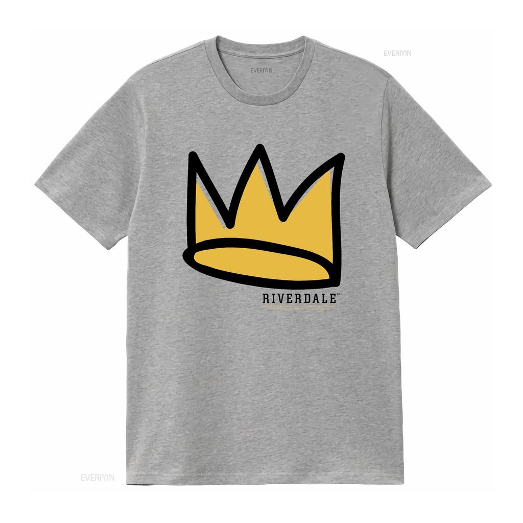 Riverdale Unisex's Jughead Hat Logo T Shirt Vintage Washed Unisex Stylish Fashion Streetwear Designer Clothes
