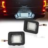 LED License Plate Light Tag Lights Assembly Compatible With 2015- Ford F150,2017- F150 Raptor Number Plate Lamp Pickup Truck Replacement (Clear Lens)