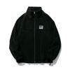 Herren Herbst Stehkragen Einfarbig Fleecejacke Student Langarm Freizeitjacke