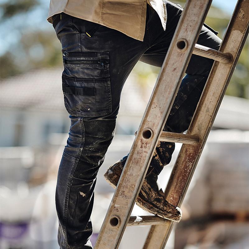 Bijeulli Flex & Move Stretch Utility Zip Cargo Pants
