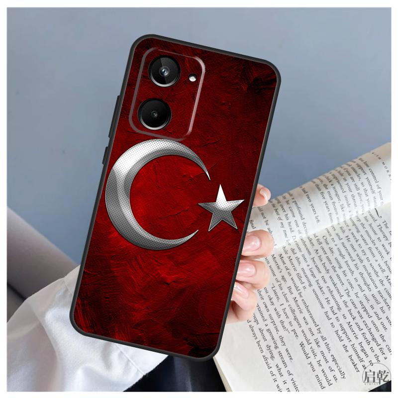 

Turkey Turkish Flag For Realme C71 C55 C75 C67 C63 C51 C61 C53 C35 C65 11 12 13 14 15 Pro Plus GT6 GT7 Pro Case Realme C53