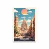 Vintage Travel Poster New York City Travel Print Wall Art Poster Colorful Italy City Print Travel Landscape Art Canvas Painting