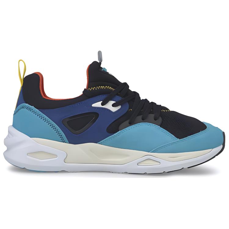 Puma Trc Blaze The Triangle Fabric Color Block Casual Low Top Sneakers Unisex Sneakers Island-Blue 383104-06