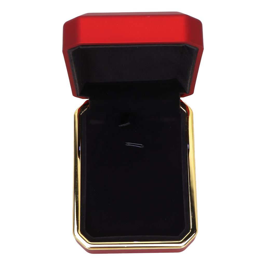 Jewelry Display Box Light Flocking Inside Rings Pendant Storage Gift Box for Engagement Wedding