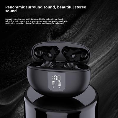 Dual Noise-cancelling Bluetooth Headphones, ANC Wireless In-ear, Ultra-long Battery Life, Stereo