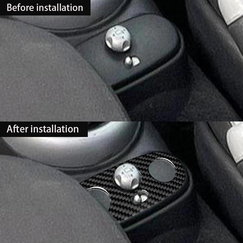 For Mini Cooper Hatch One For R50 R53 2002-2004 Car Center Console Mirror Control Switch Panel Cover Sticker Auto Accessories