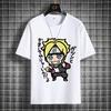 Naruto Casual White Childrens Tshirt Summer New Anime Peripheral Printed Parentchild Outfit Pure Cotton Fashionable Tshirt