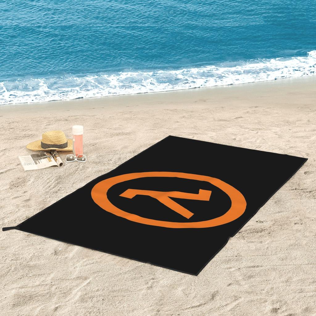 Half Life Lambda Beach Towel Soft Microfiber Quick Dry Absorbent Quick Towels For Bath