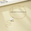 1PC New Flower Pearl Tassel Necklace Women's Niche Premium Sense Sweet Personality Delicate Necklace
